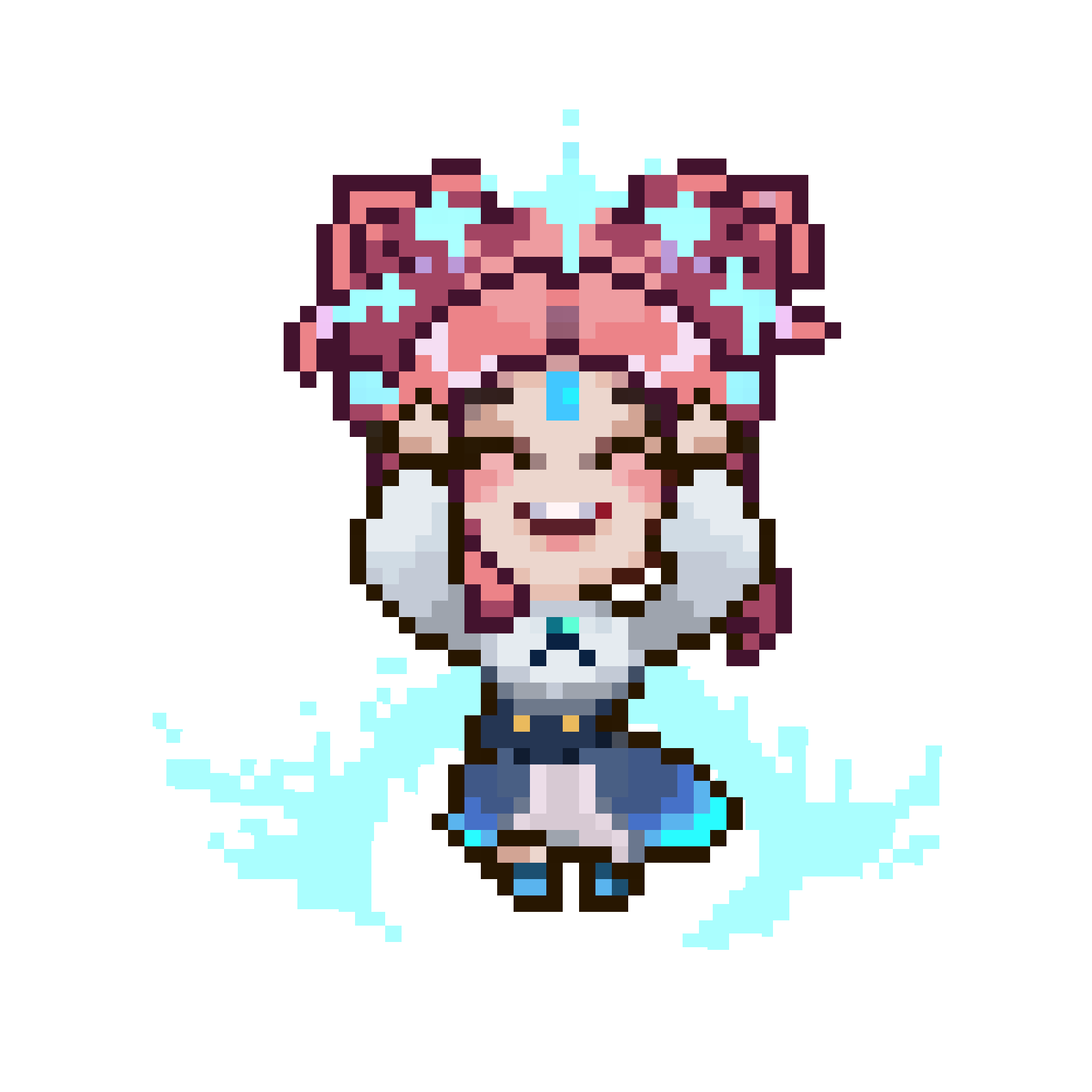 caramel dancing pixel art